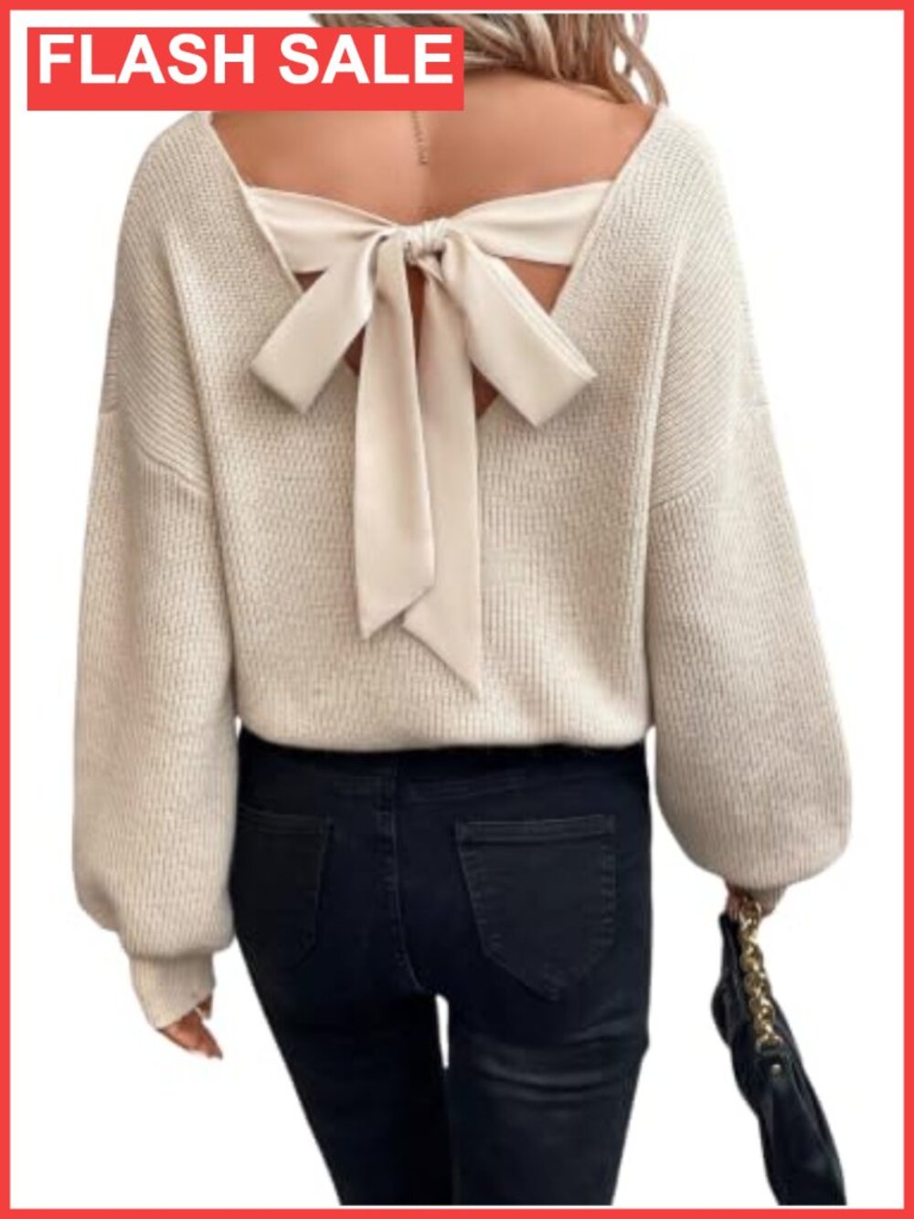 SISKIN Women's V-Neck Off Shoulder Sweater Fitted Long Sleeve Knit Pullover